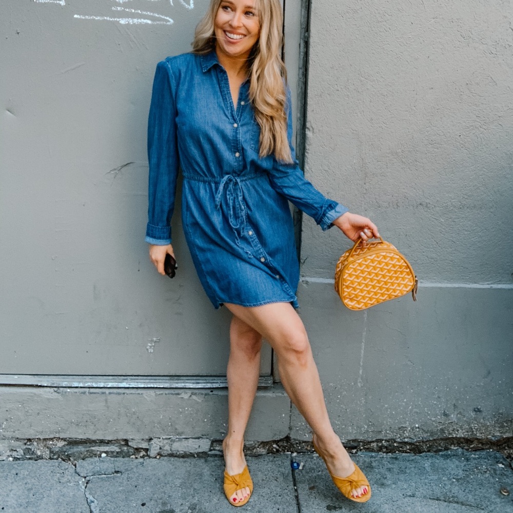 Abercrombie chambray dress